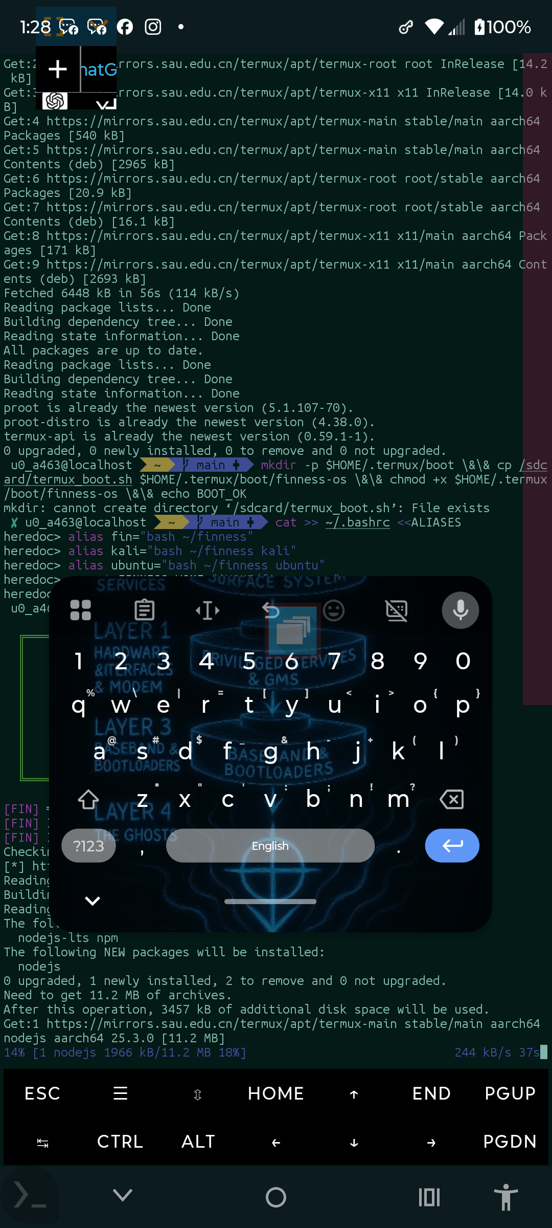 Termux Android Felix OS Bridge Terminal